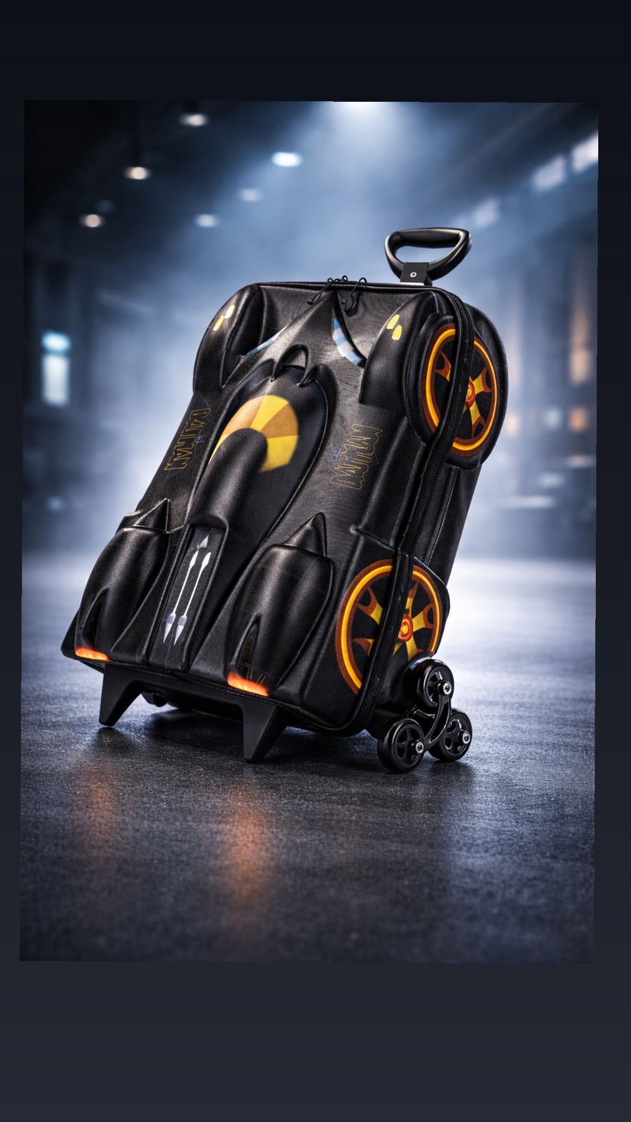 🦇 Mochila Infantil Batman com Rodinhas