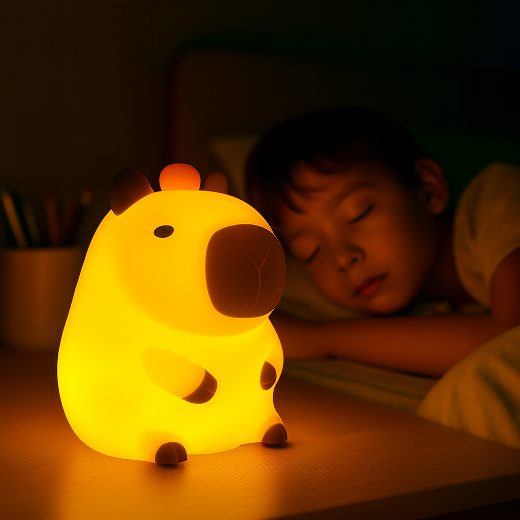 ✨🦫 Luminária Capivara – A Luz Mais Fofa Que Vai Encantar Crianças e Adultos!