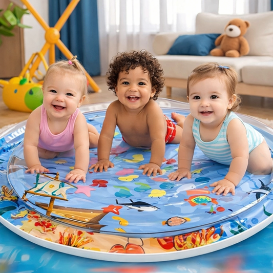 🌊 Tapete de Água Inflável – Diversão que Desenvolve! 👶💙