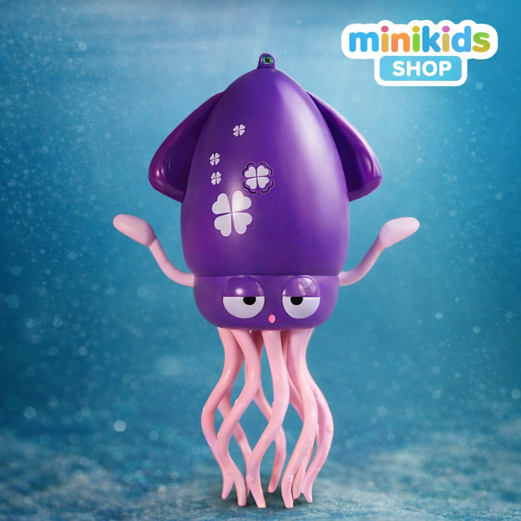 🐙 Polvo Dançante Inteligente com Luz e Música – MiniKids Shop