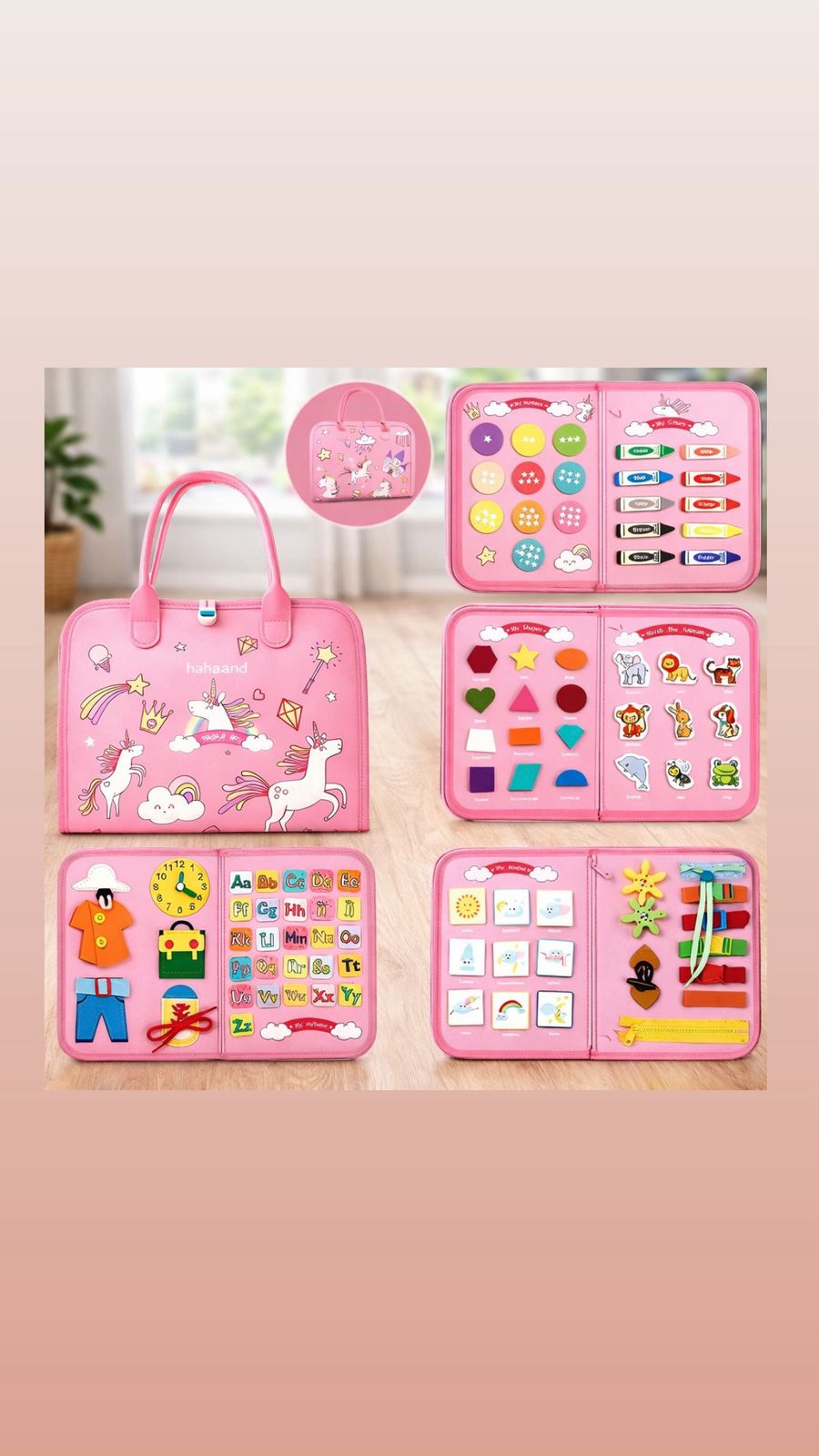🌟 Brinquedo Livro Sensorial Infantil