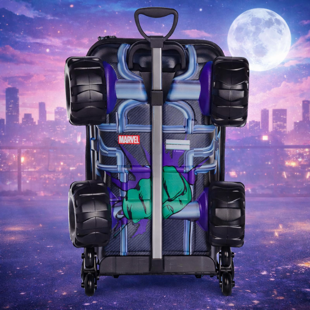 Mochila Rodinha Tripla Hulk Monster Trucks 3d