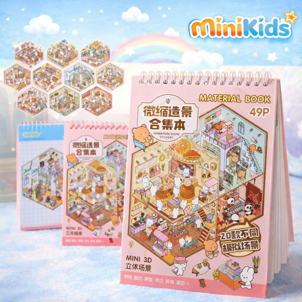 🌈✨ Adesivo 3D Infantil – Criatividade Que Ganha Vida!