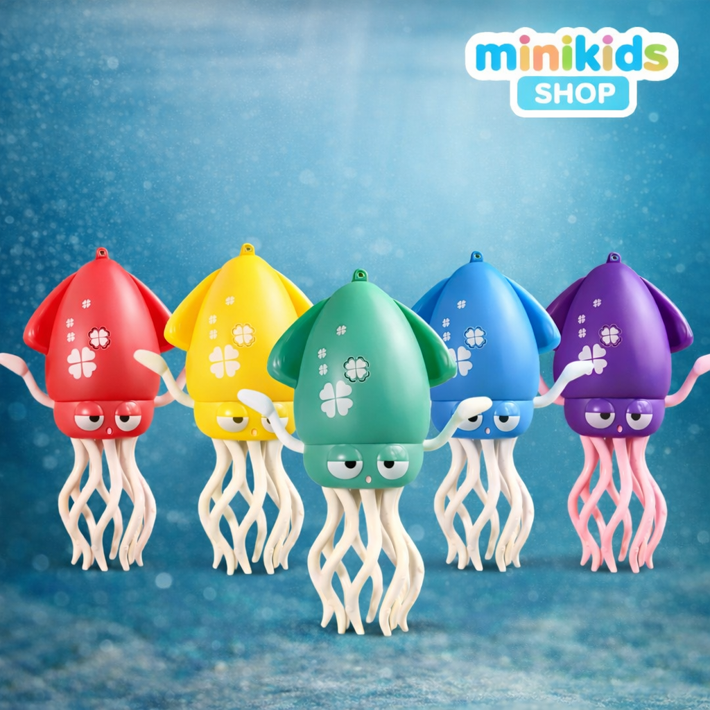 🐙 Polvo Dançante Inteligente com Luz e Música – MiniKids Shop