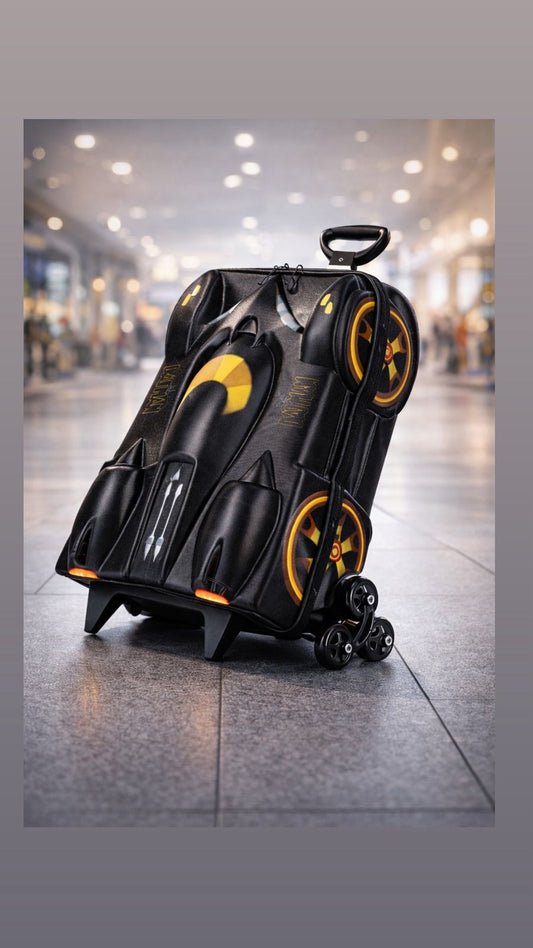 🦇 Mochila Infantil Batman com Rodinhas