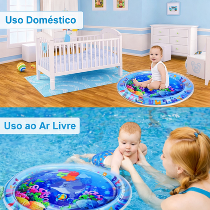 🌊 Tapete de Água Inflável – Diversão que Desenvolve! 👶💙