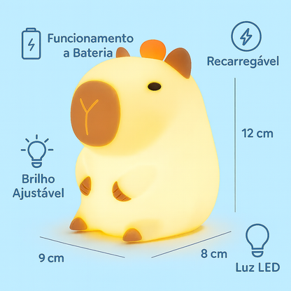 ✨🦫 Luminária Capivara – A Luz Mais Fofa Que Vai Encantar Crianças e Adultos!