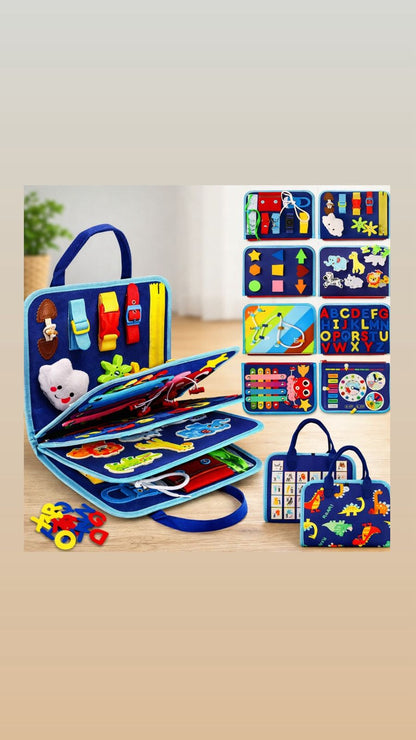 🌟 Brinquedo Livro Sensorial Infantil