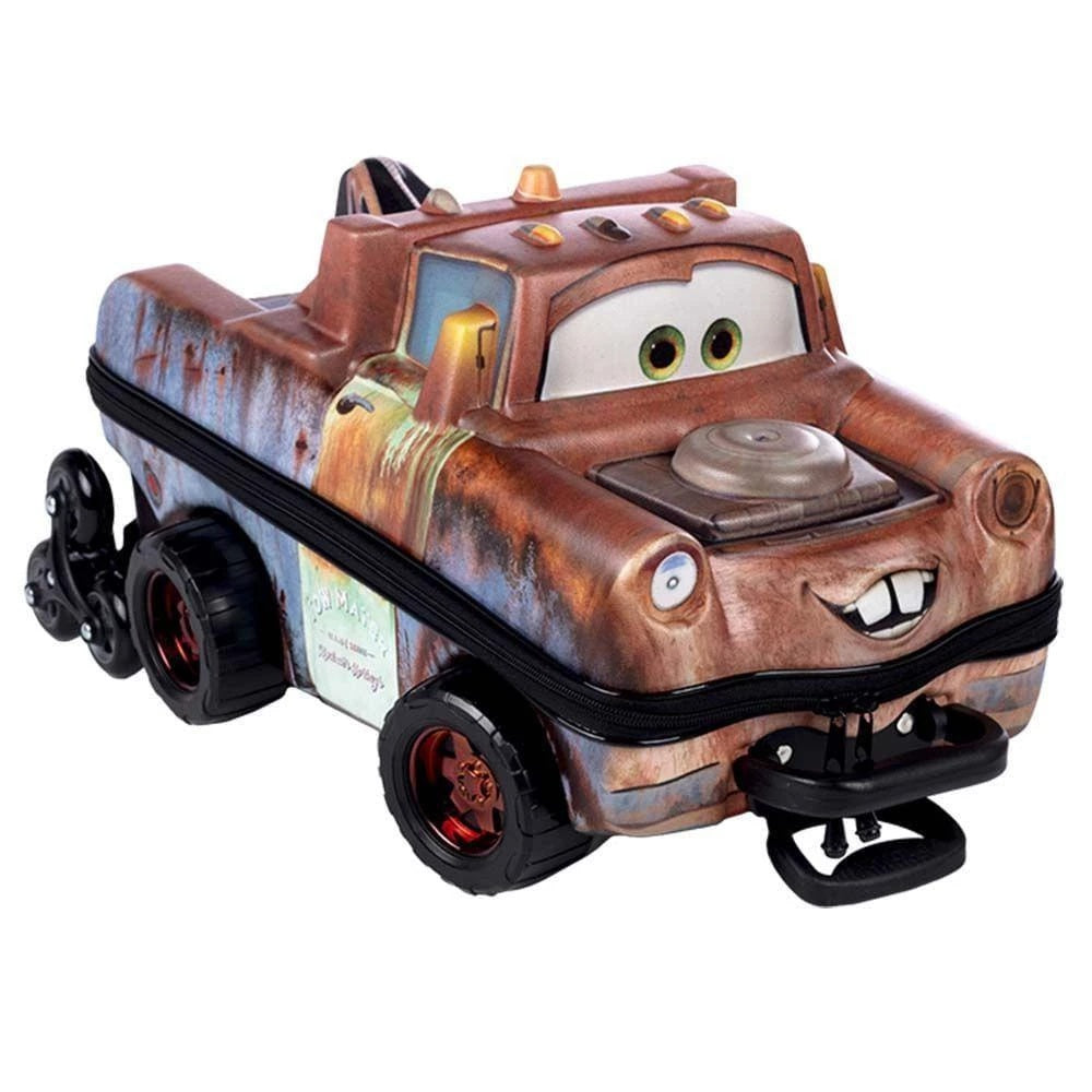 🚗✨ Mochila Infantil 3D com Rodinhas – Carros