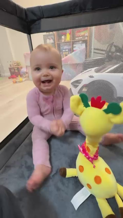 🦒✨ Girafa Interativa – Diversão que Responde ao Seu Pequeno!