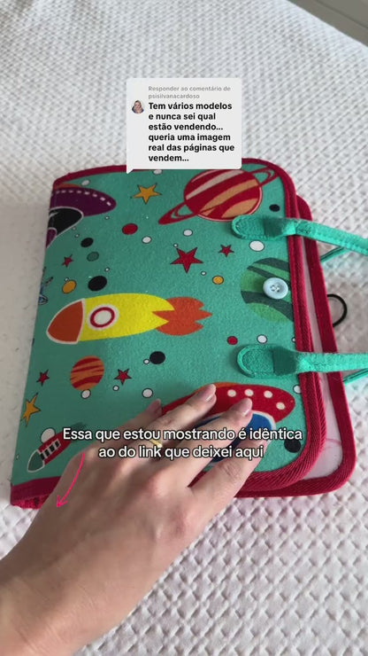🌟 Brinquedo Livro Sensorial Infantil
